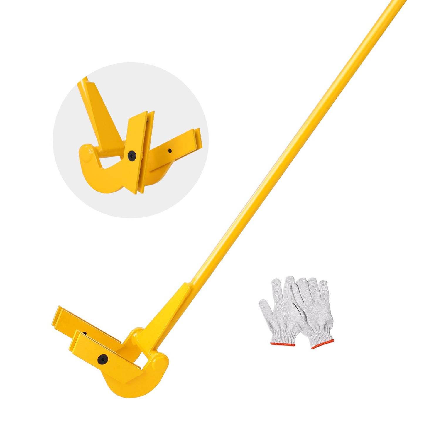 VEVOR Pallet Buster, 104 cm Handle, 907 kg Weight Capacity, Q235 Carbon Steel, Heavy Duty Deck Wrecker Demolition Wood Pallet Tool Breaker Pry Bar Puller for Efficient and Effortless Board Removal