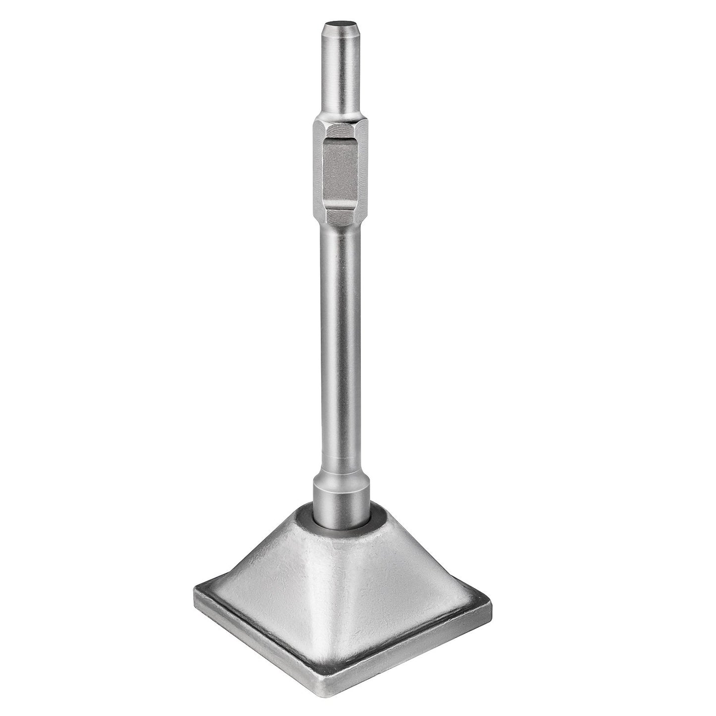 VEVOR Jack Hammer 1-1/8 Tamper Shank, Dirt Tamper 6x6 Compactor Plate with Electric Chisel Dirt Compactor, Demolition Jackhammer Bits Solid Compactor Breaker Hammer Concrete Tamper Asphalt Tools