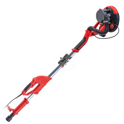 VEVOR Drywall Sander 750W Electric, Electric Sander Variable Speed 800-1750RPM, Drywall Sander Foldable Sheetrock Sander, with Telescope Handle ,Vacuum Bag Drywall Sanders 6 Sand Pads