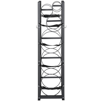 VEVOR Refrigerant Tank Rack, with 3 x 30lbs and Other 3 Small Bottle Tanks, Cylinder Tank Rack 12.79x12.99x47.12 in, Refrigerant Cylinder Rack and Holders for Freon, Gases, Oxygen, Nitrogen