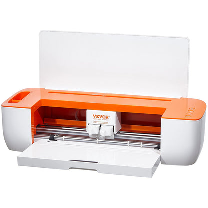 VEVOR Vinyl Cutter Machine, Bluetooth Connectivity DIY Cutting Machine, Compatible with iOS, Android, Windows and Mac, Massive Designs Included, for Creating Customized Cards, Home Decor