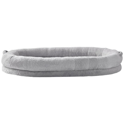 VEVOR Human Dog Bed 1825x1220x254 mm Human Size Dog Bed Washable Faux Rabbit Fur