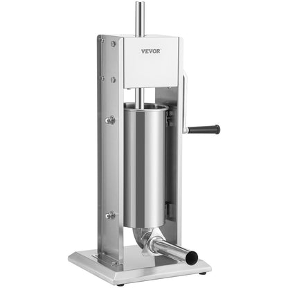 VEVOR Sausage Stuffer 8LBS/5L Capacity Homemade Sausage Maker Stainless Steel