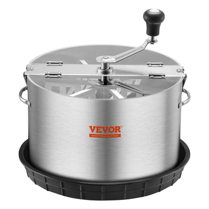 VEVOR Bud Leaf Trimmer, 39.5cm Stainless Steel Manual Bud Trimmer Machine, with Clear PET Cover for Visual Cutting, Hand Pruners Included, for Cutting Leaves, Buds, Flowers, Hydroponic Plants