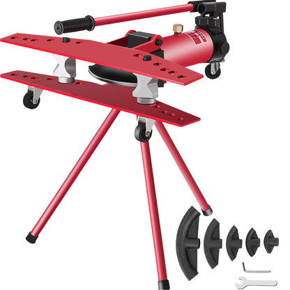 VEVOR Manual Pipe Bender Plumbers Tool 16T, Pipe Bending Machine 1/2-2 Inch, Pipe Bending Pipe Bending Machine Ø22mm-Ø60mm, Bender Tube Bender Machine Tube Bender for Heating and Piping Construction