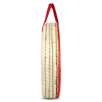 VEVOR Archery Target, 5 Layers 20" Arrow Target, Traditional Solid Straw Round Archery Target Shooting Bow, Hand-Made Arrows Target, Coloured Rope Target for Backyard Outdoor Hunting Shooting Practice