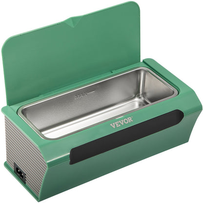 VEVOR Ultrasonic Cleaner Ultrasound Cleaning Machine 500ML Green for Jewelry
