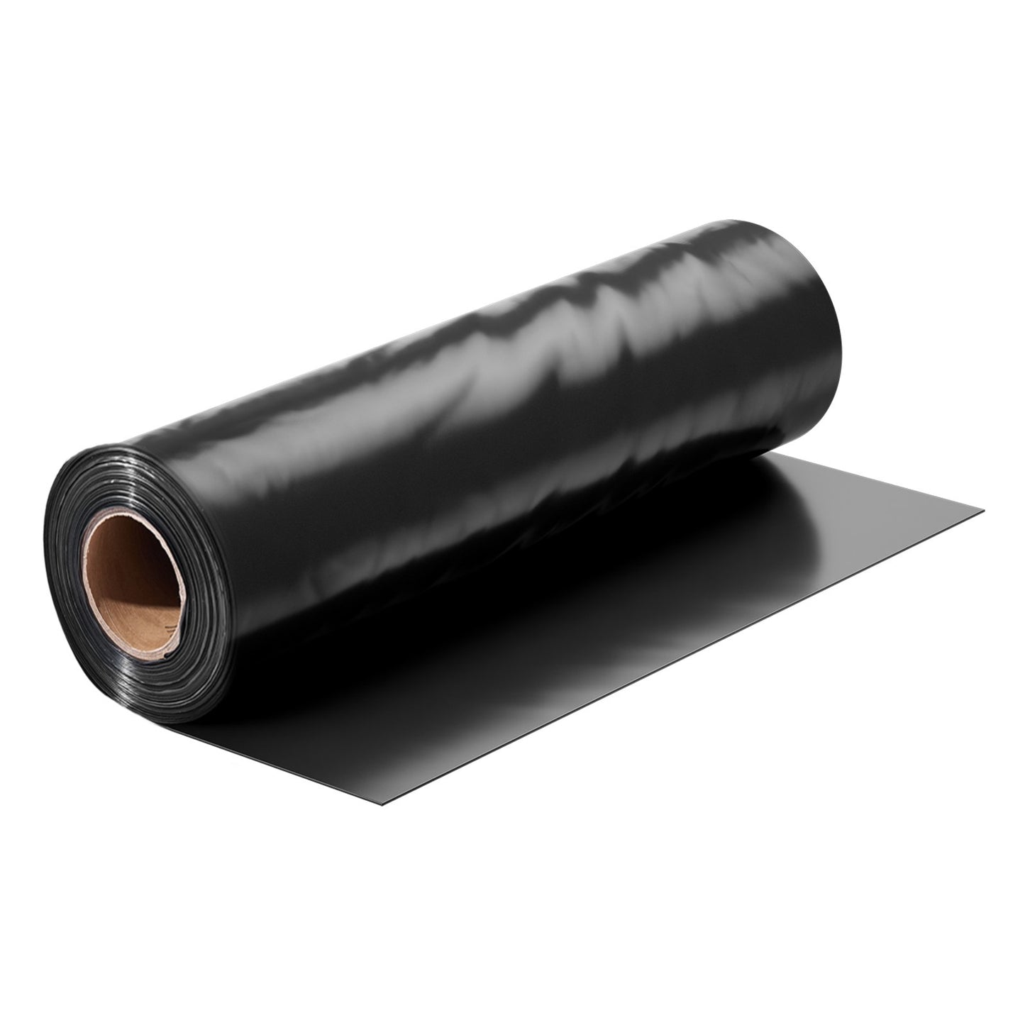 VEVOR 10Mil Plastic Sheeting Roll 20 x 100 FT Heavy Duty Polyethylene Black