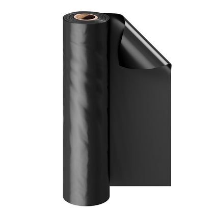 VEVOR 6Mil Plastic Sheeting Roll 24 x 100 FT Heavy Duty Polyethylene Black