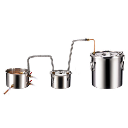 VEVOR Moonshine Still Water Alcohol Distiller 5Gal w/Thumper Keg & 8W Water Pump