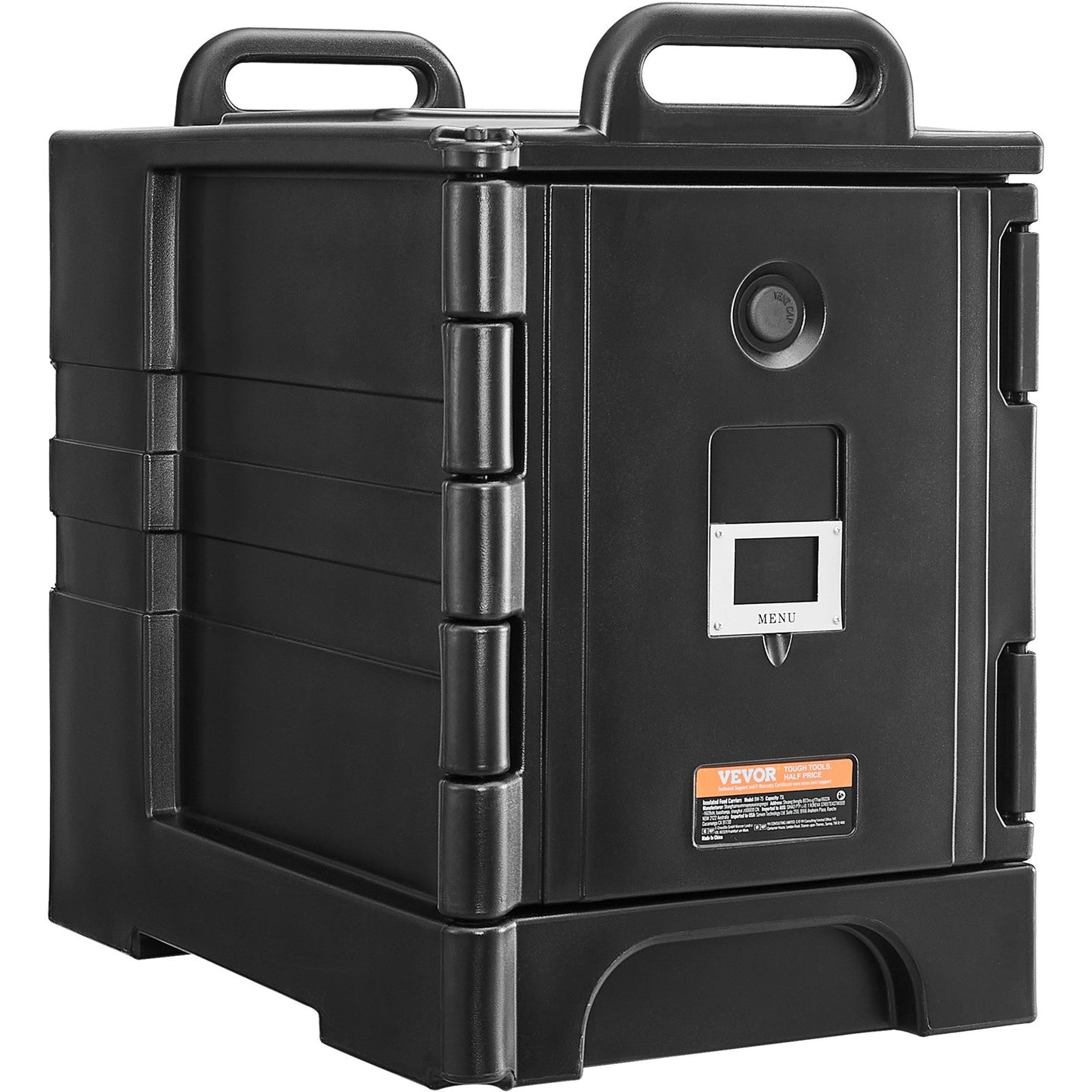 VEVOR Insulated Food Pan Carrier Stackable Catering Dishbox 81QT Chafing Dish
