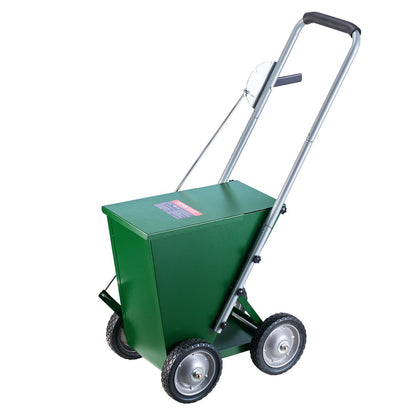 VEVOR Dry Line Marker 4-Wheel 50 or 100 mm Lines Heavy Duty Steel Chalker 22.7kg