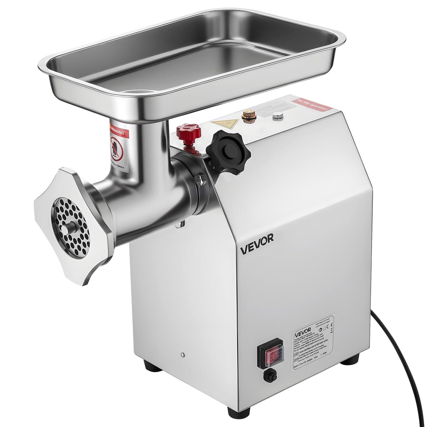 VEVOR Commercial Electric Meat Grinder 9.2 Lbs/Min Sausage Stuffer Maker Kitchen