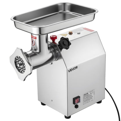 VEVOR Commercial Electric Meat Grinder 9.2 Lbs/Min Sausage Stuffer Maker Kitchen