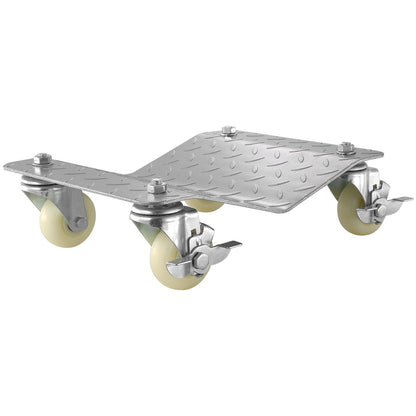 VEVOR 2 Pcs Tire Wheel Dollies 12"X16" Platform Size Wheel Car Dolly 3" Caster Wheel Dolly for Vehicle Car Auto Repair (2 Pcs)