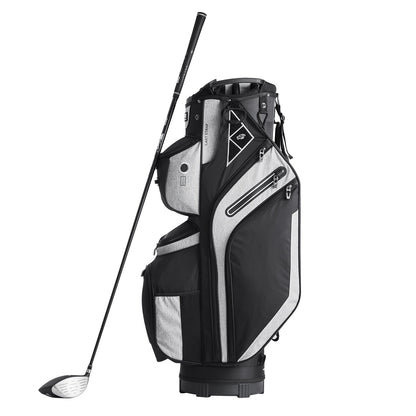 VEVOR Golf Cart Bag with 14 Way Organizer Divider Top, 13 Pockets Premium Cart Bag, Durable 600D Polyester Fabric Golf Bags with Handles & Dust Cover & Detachable Straps for Men & Women, Black Color-Block
