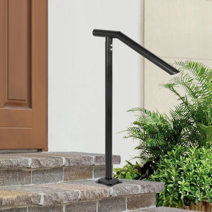 VEVOR 1-3 Step Handrail Railing for Steps Steel 150 kg Capacity with Screw Kit