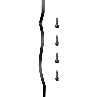 VEVOR Deck Balusters, 51 Pack Metal Deck Spindles, 32.25\"x1\" Staircase Baluster with Screws, Iron Deck Railing for Wood and Composite Deck, Stylish Baluster for Outdoor Stair Deck Porch