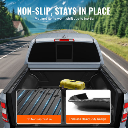 VEVOR Truck Bed Mat Fit 2022-2024 Nissan Frontier TPE Truck Bed Liner Accessory