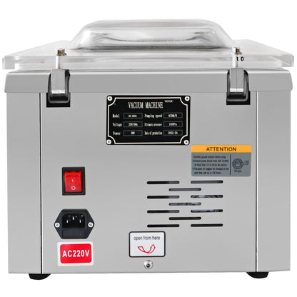 VEVOR Chamber Vacuum Sealer Vacuum Packaging Machine 6.5 cbm/h Pump Rate 220V
