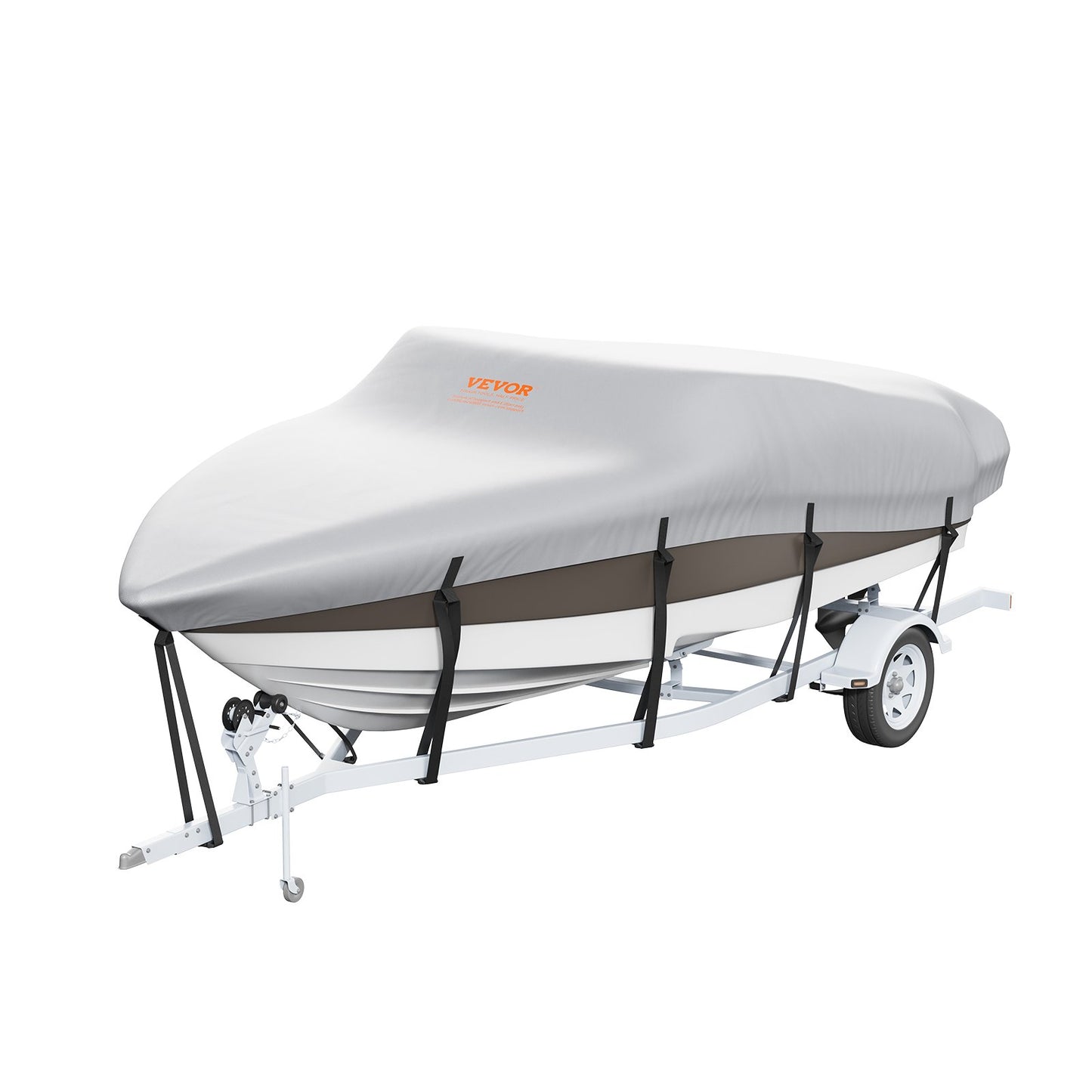 VEVOR Boat Cover 600D Waterproof 23-24 ft Boat Cover V-Hull Tri-Hull Runabout