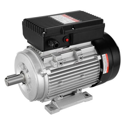 VEVOR 2.2KW Electric Motor 2800 rpm, AC 220~240V 13.8A, 90L, B3 Frame, Air Compressor Motor Single Phase, 24mm Keyed Shaft, CW/CCW Rotation for Agricultural Machinery and General Equipment