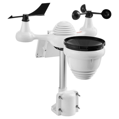 VEVOR 7-in-1 Wi-Fi Weather Station 177.8 mm TFT Display Wireless Outdoor Sensor