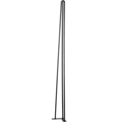 VEVOR Hairpin Table Legs 40 inch, Set of 4 DIY Desk Table Legs 3 Rods Heavy Duty