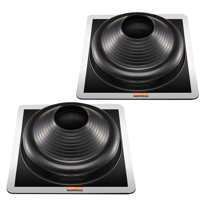 VEVOR 2 Pcs Metal Roof Pipe Flashing Boots Fit 170-355 mm Pipe High Temp EDPM