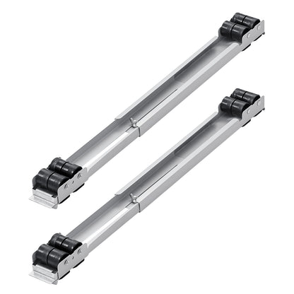 VEVOR Heavy Duty Furniture Appliances Rollers, 660 lbs Total Load, Extendable Appliance Rollers Mobile Washing Machine Base, Fridge Stand Dolly Movers for Refrigerators, Dryers, Dishwashers, White