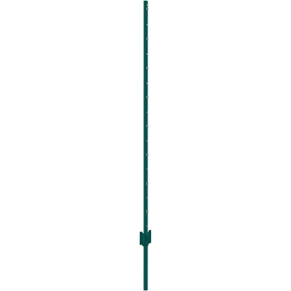 VEVOR 5 Feet Fence Post 10 Pack T-Post Heavy Duty Metal Fence Posts Green