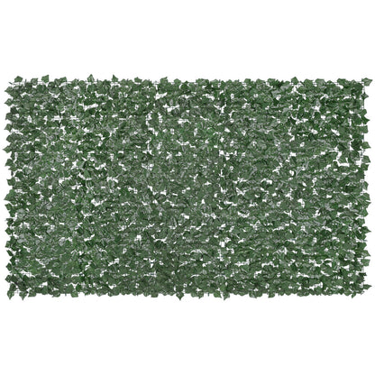 VEVOR Ivy Privacy Fence, 1500 x 2490 mm Artificial Green Wall Screen, Greenery Ivy Fence with Strengthened Joint, Faux Hedges Vine Leaf Decoration for Outdoor Garden, Yard, Patio Decor