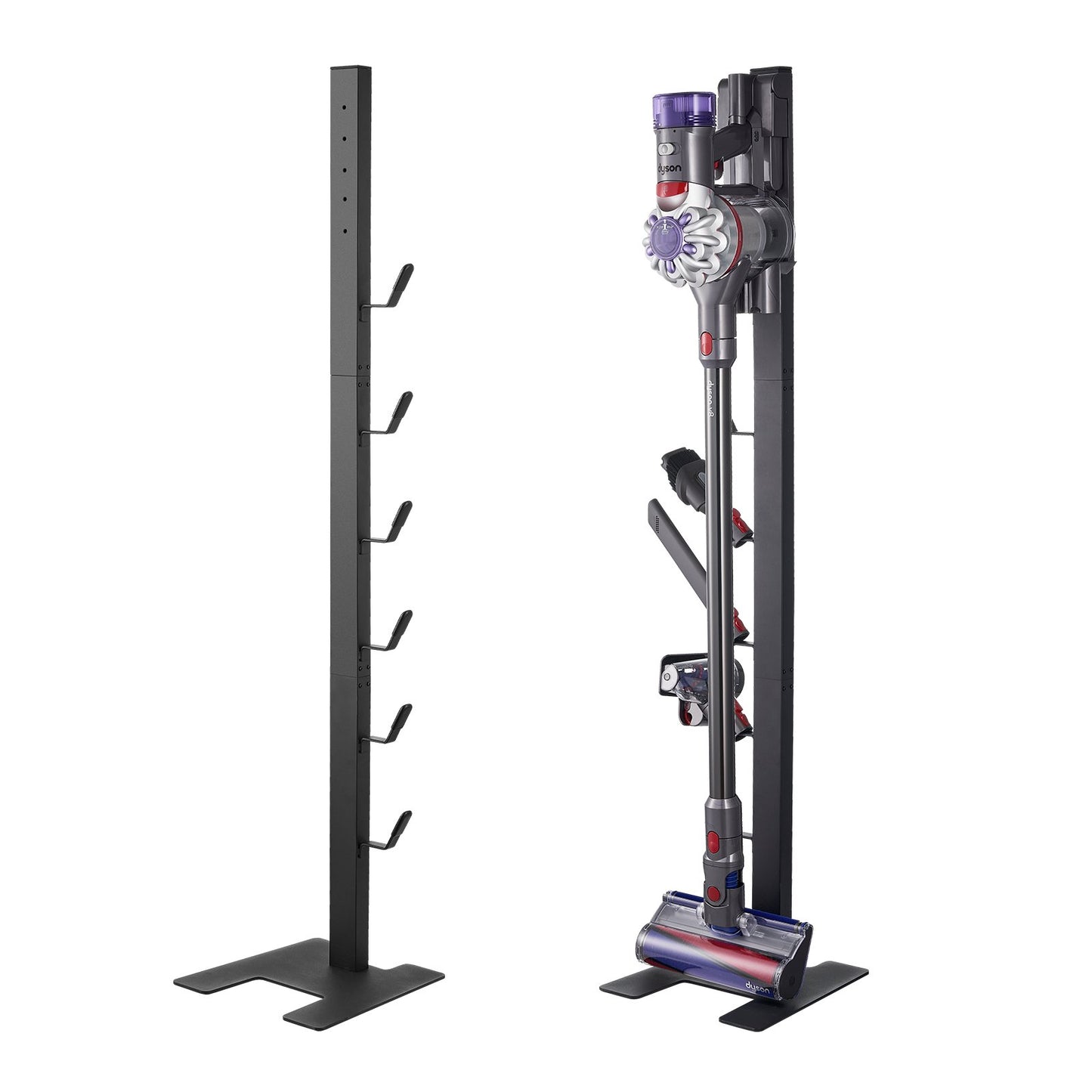 VEVOR Vacuum Stand for Dyson Multi-Models Storage Bracket Holder with 6 Hooks