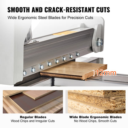 VEVOR Floor Cutter 330mm, Cuts Vinyl Plank, Laminate, Engineered Hardwood, Siding, 12mm Cutting Depth Effortless And Easy Cutting, Vinyl Plank Cutter for LVP, WPC, SPC, LVT, VCT, PVC, and More