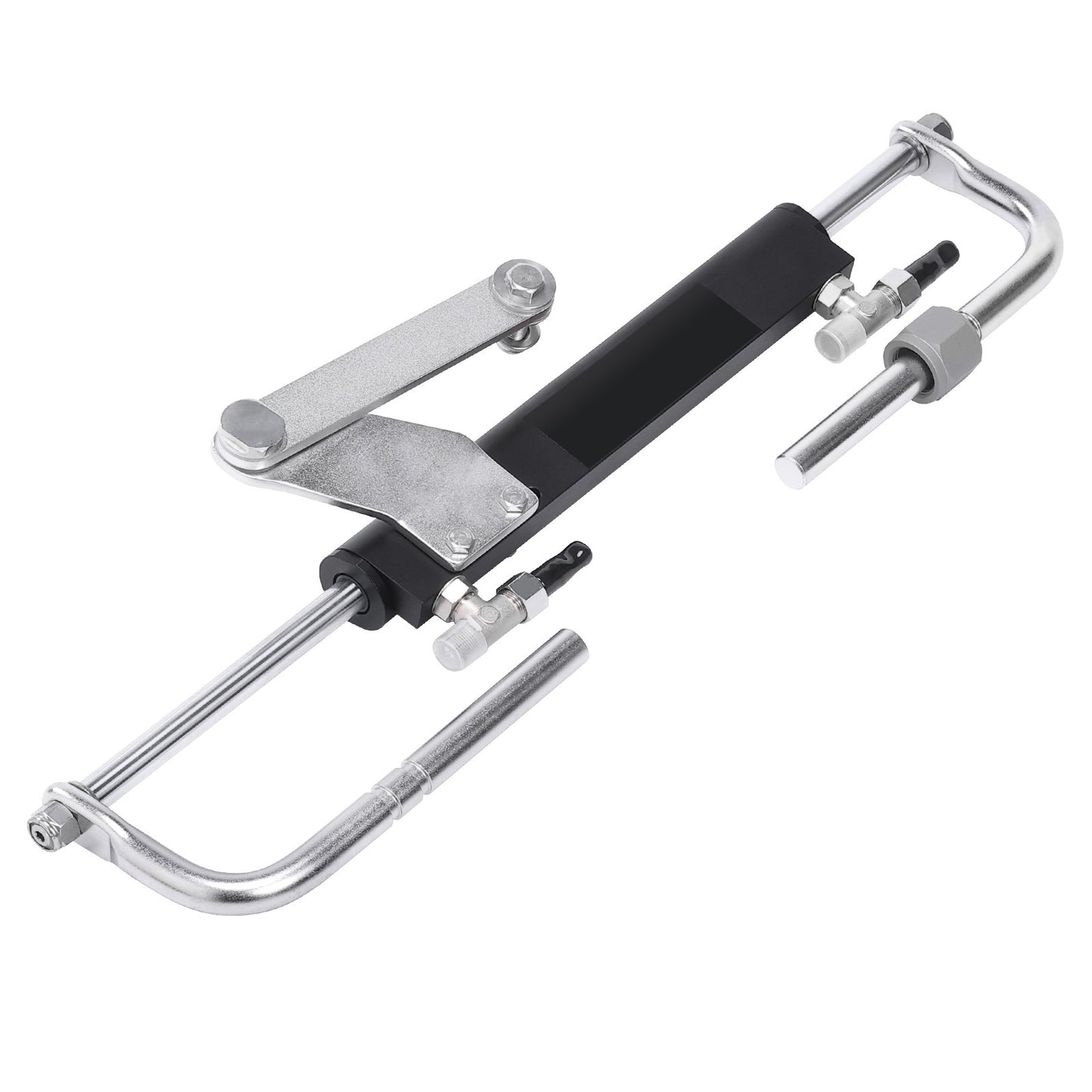 VEVOR Hydraulic Steering Kit 90HP Hydraulic Outboard Steering Kit with Helm Pump Cylinder Marine Steering System Kit