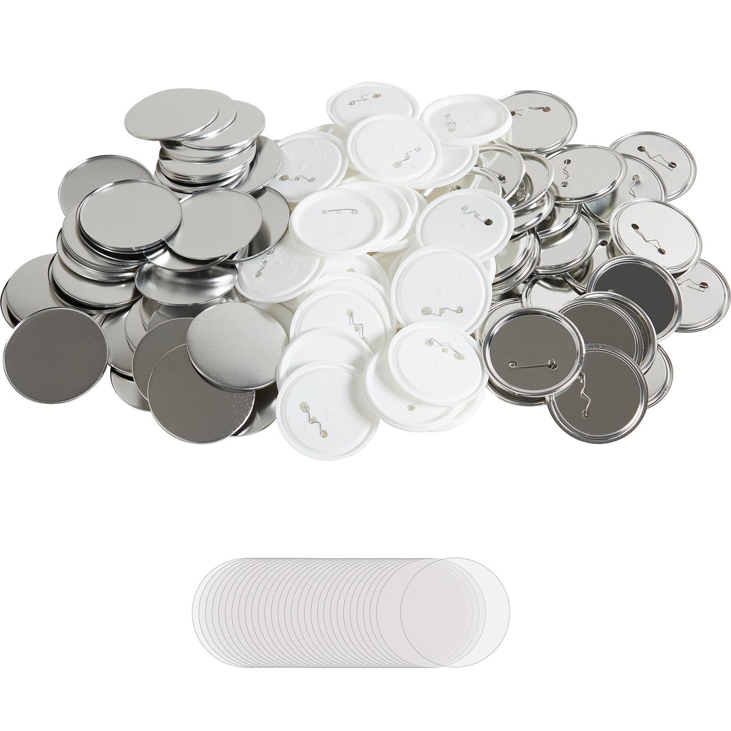 VEVOR 3" 75mm Button Badge Parts Supplies for Button Maker Machine 200 Sets