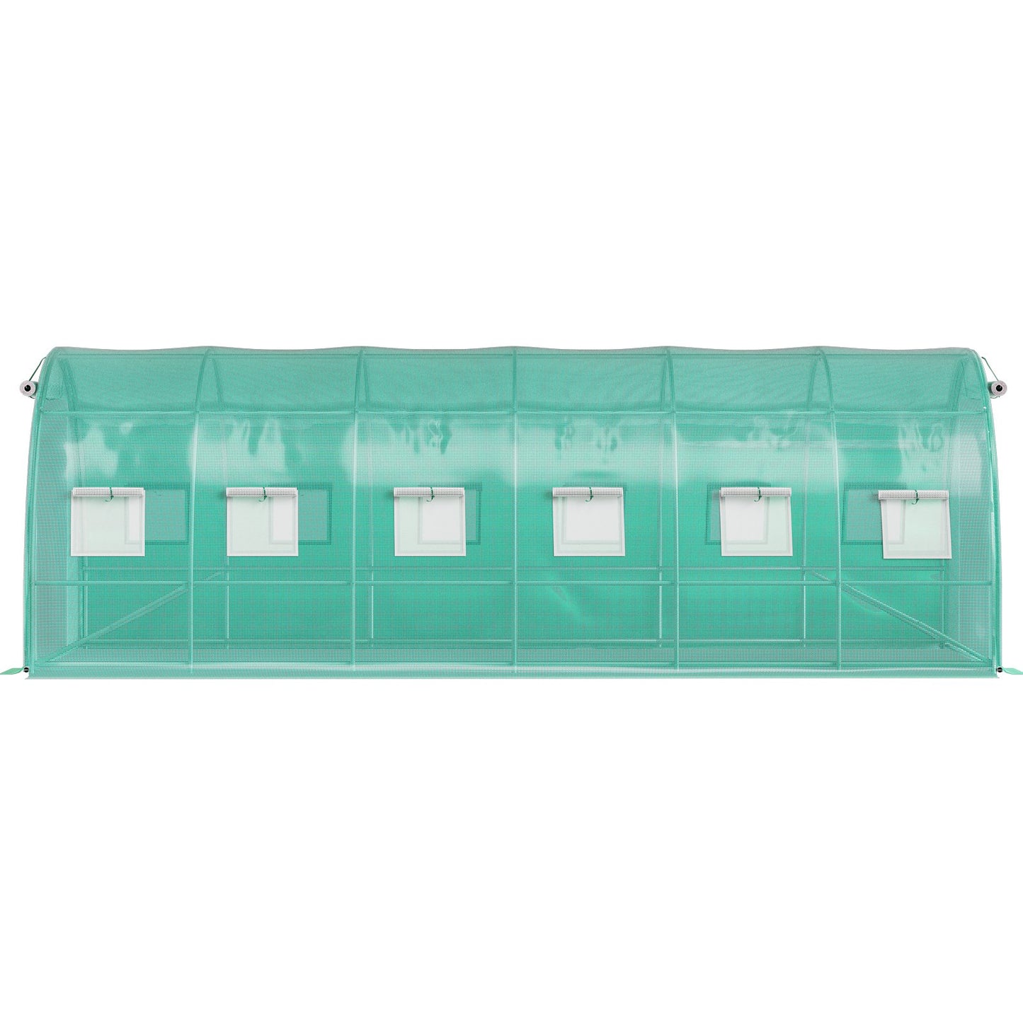 VEVOR Walk-in Tunnel Greenhouse Galvanized Frame Waterproof Cover 20x10x7 ft