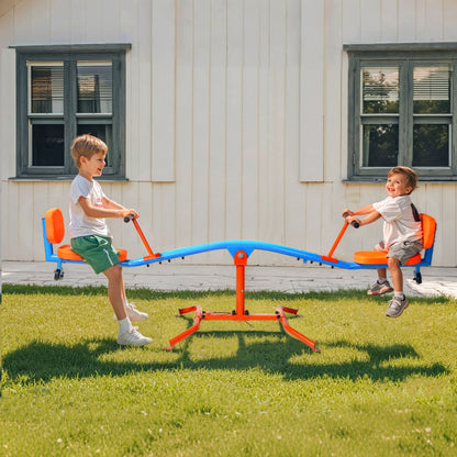VEVOR Kids Seesaw 136 kg Capacity 360 Degrees Rotating Teeter Totter Aged 3+