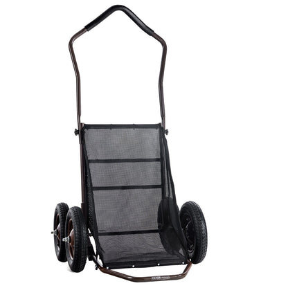 VEVOR Folding Deer Cart Game Hauler Utility Gear Dolly 500 LBS Capacity