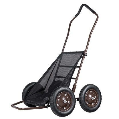 VEVOR Folding Deer Cart Game Hauler Utility Gear Dolly 500 LBS Capacity