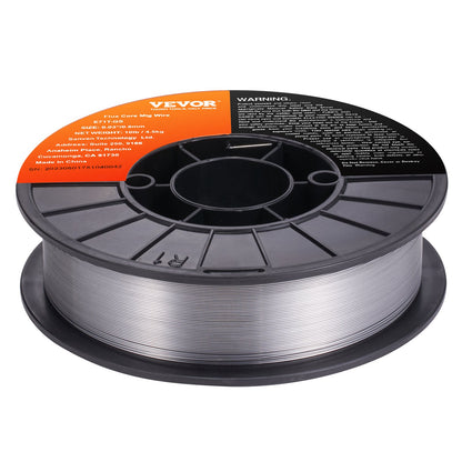 VEVOR Flux Core Welding Wire, E71T-GS 0.030-inch 10LBS, Gasless Mild Steel MIG Welding Wire with Low Splatter for All Position Arc Welding and Outdoor Use