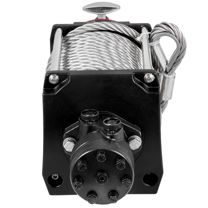 VEVOR Industrial Hydraulic Winch 9071kg, Hydraulic Anchor Winch with 24m Strong Steel Cable, Hydraulic Drive Winch Adapter Kit, Utility Winch with Mechanical Lock for Tacoma Yukon Hummer, etc.