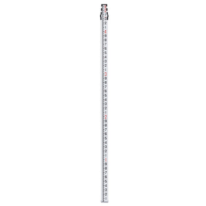 VEVOR Measuring Rod 16-Feet/10ths 4 Sections Telescopic Grade Rod 1/10ft w/ Bag