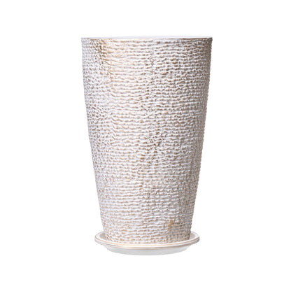 VEVOR Tall Planter Set of 2 Round Tapered Plant Pots 53 cm for Outdoor Indoor