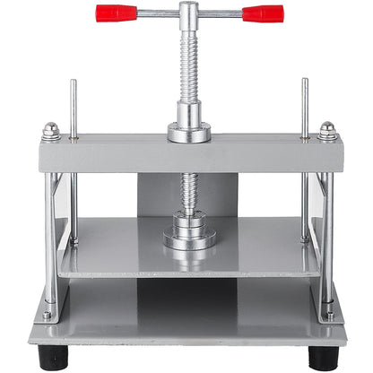 VEVOR Manual Paper Press Machine, 12x8.6 inch for A4 Sized Papers Flatting Machine, 10cm Thickness Steel Frame Manual Flat Paper Press Machine, Papermaking Book Press