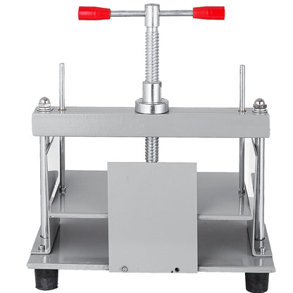 VEVOR Manual Paper Press Machine, 12x8.6 inch for A4 Sized Papers Flatting Machine, 10cm Thickness Steel Frame Manual Flat Paper Press Machine, Papermaking Book Press