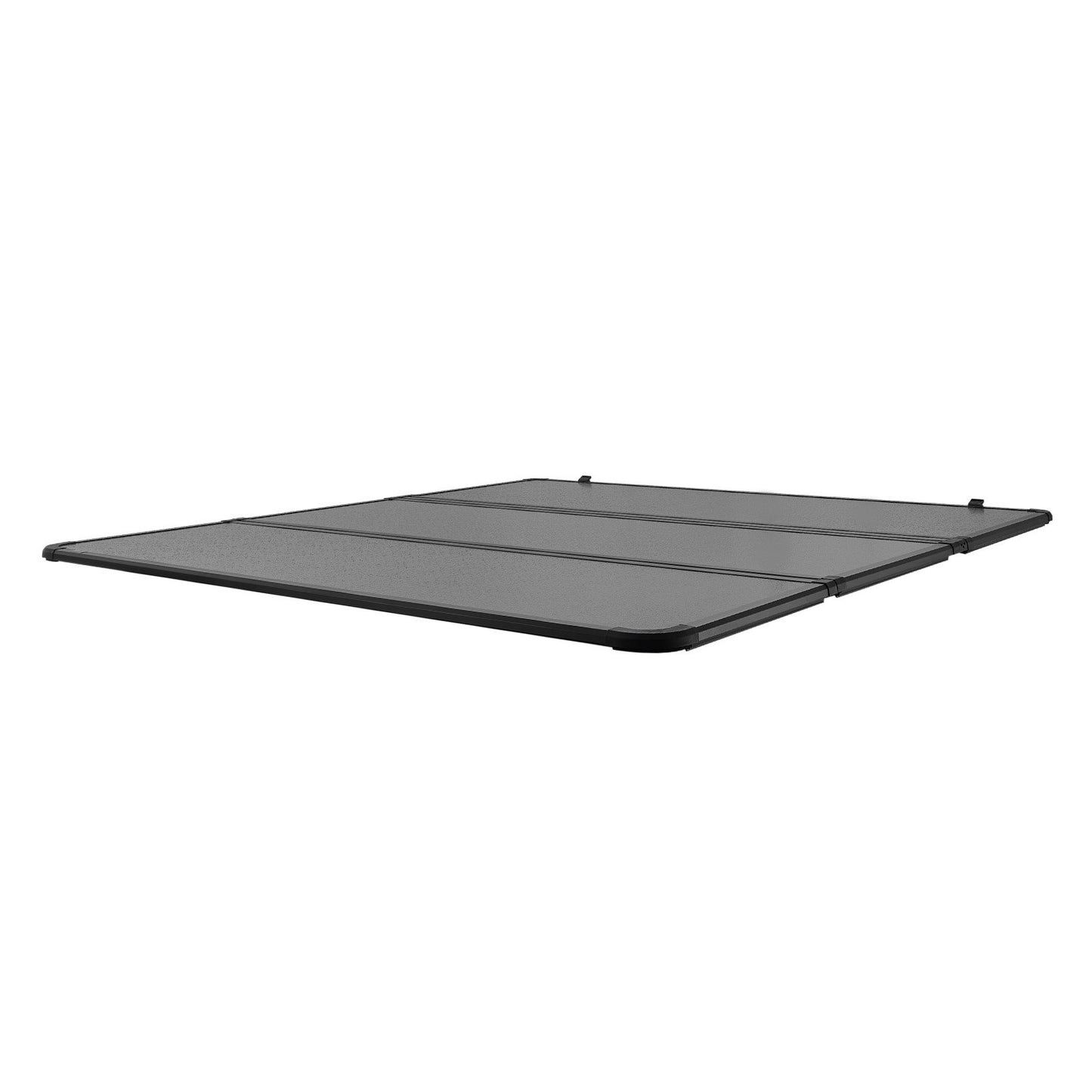 VEVOR Tri-Fold Truck Bed Tonneau Cover, Compatible with 2015-2024 Ford F-150, Lightning, Styleside 1661 mm Bed, Fit 1704 x 1656 mm/1661 x 1656 mm Inside Bed, 181.4 kg Load Capacity, LED Light, Black