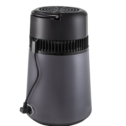 VEVOR Home Water Distiller Distilled Water Maker 4 L with Dual Temp Display Grey