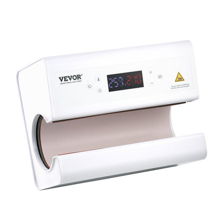 VEVOR Auto Tumbler Heat Press Machine 325-887 ml Sublimation Mug Heat Press White
