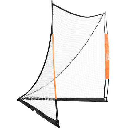 VEVOR Lacrosse Goal, 1.8mx1.8m Lacrosse Net, Portable Lacrosse Goal with Carry Bag, Fiberglass Rod Backyard Lacrosse Training Equipment, Easy Setup Collegiate Goal, Perfect for Youth Adult Training